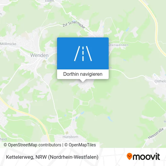 Kettelerweg Karte