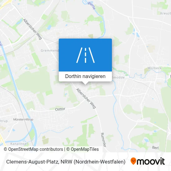 Clemens-August-Platz Karte