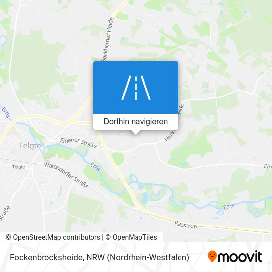 Fockenbrocksheide Karte
