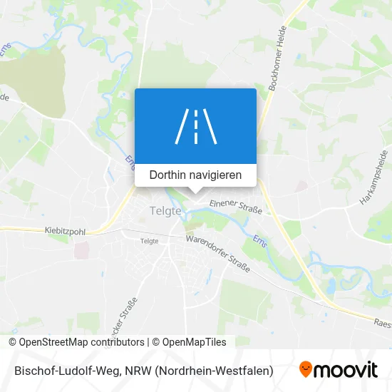Bischof-Ludolf-Weg Karte