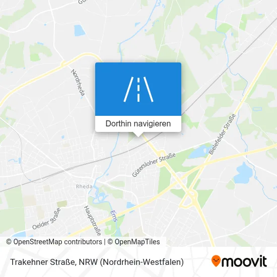 Trakehner Straße Karte