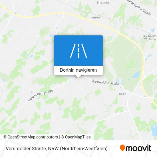 Versmolder Straße Karte