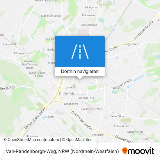 Van-Randenborgh-Weg Karte