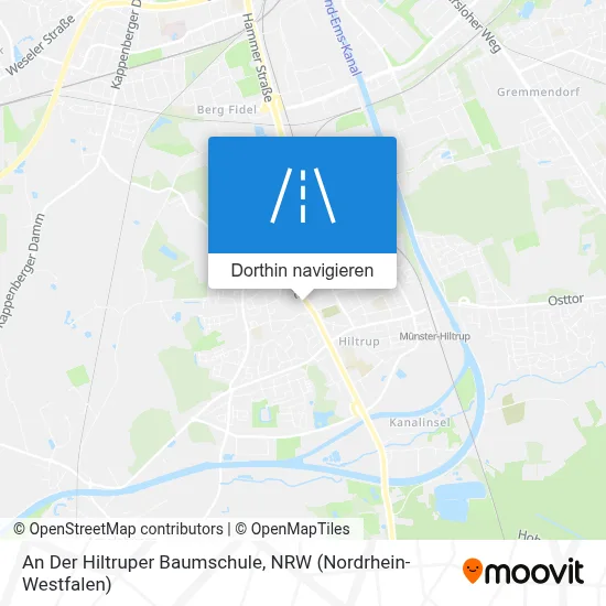 An Der Hiltruper Baumschule Karte