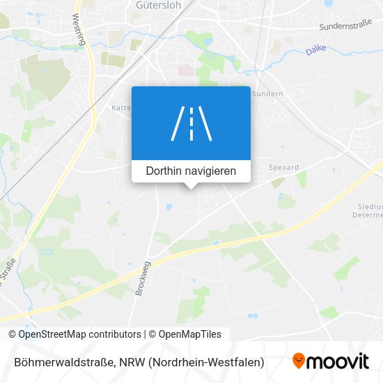 Böhmerwaldstraße Karte