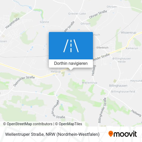 Wellentruper Straße Karte