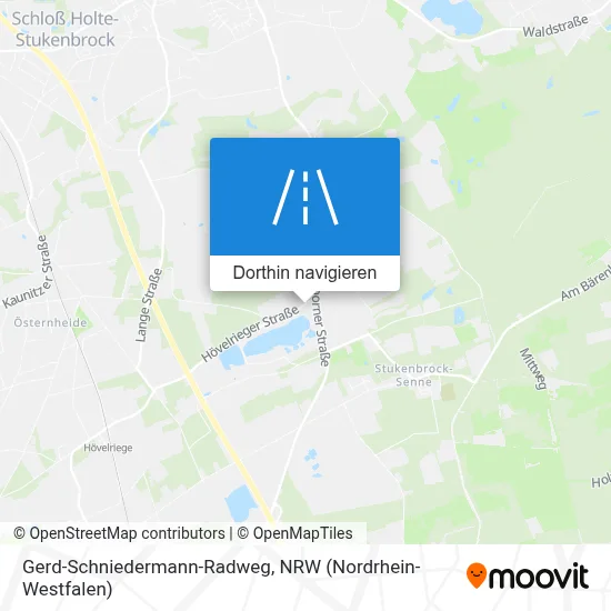 Gerd-Schniedermann-Radweg Karte