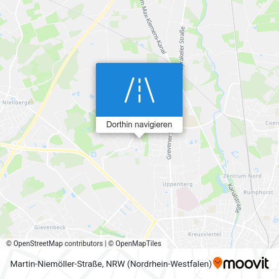 Martin-Niemöller-Straße Karte