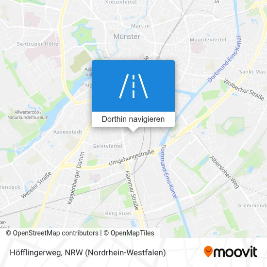Höfflingerweg Karte