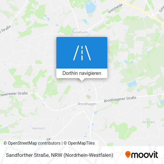 Sandforther Straße Karte
