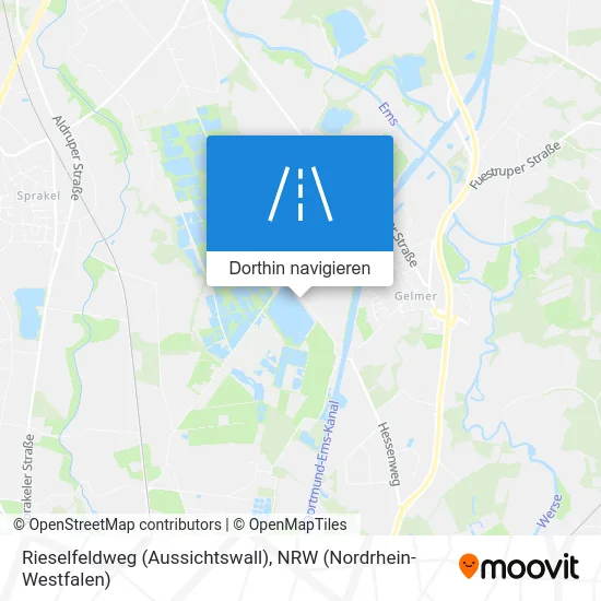 Rieselfeldweg (Aussichtswall) Karte