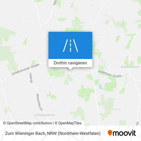 Zum Wieninger Bach Karte