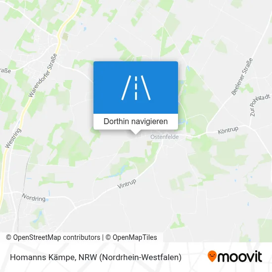 Homanns Kämpe Karte