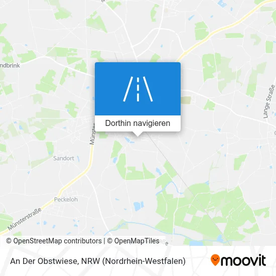 An Der Obstwiese Karte