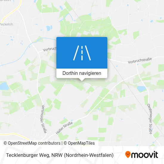 Tecklenburger Weg Karte