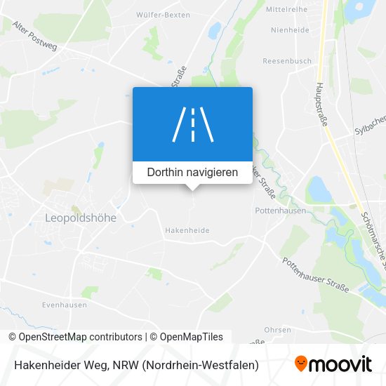 Hakenheider Weg Karte