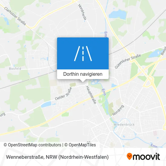 Wenneberstraße Karte