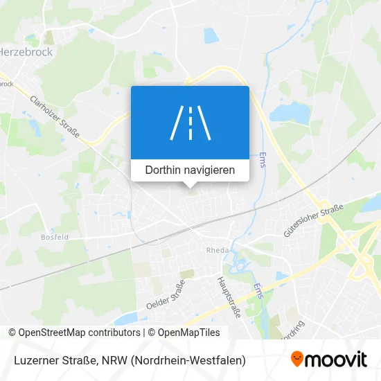 Luzerner Straße Karte