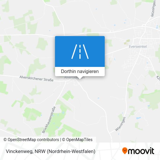 Vinckenweg Karte