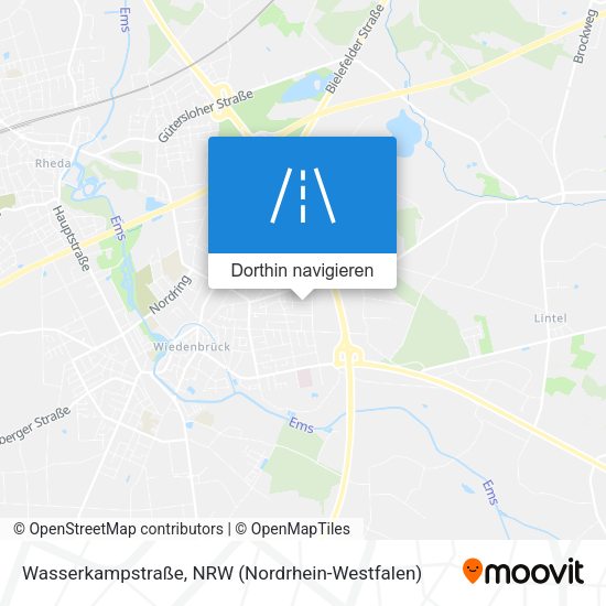Wasserkampstraße Karte