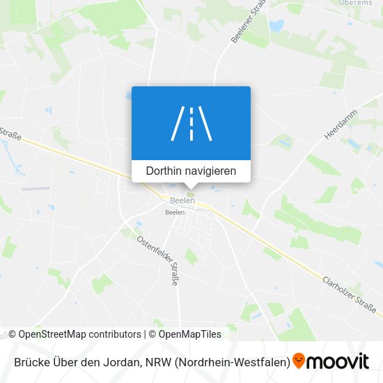 Brücke Über den Jordan Karte