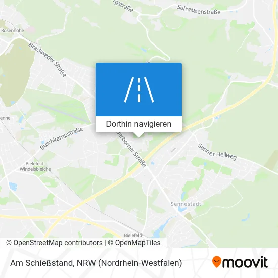 Am Schießstand Karte