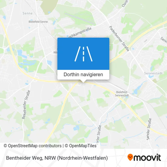 Bentheider Weg Karte