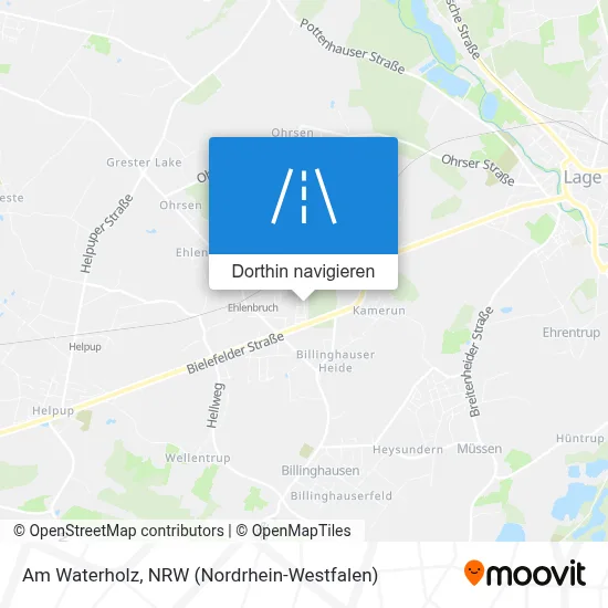 Am Waterholz Karte