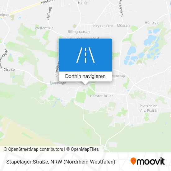 Stapelager Straße Karte