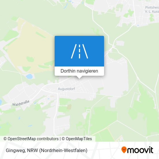 Gingweg Karte