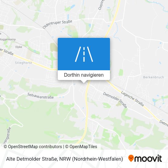 Alte Detmolder Straße Karte