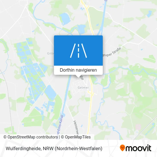 Wulferdingheide Karte