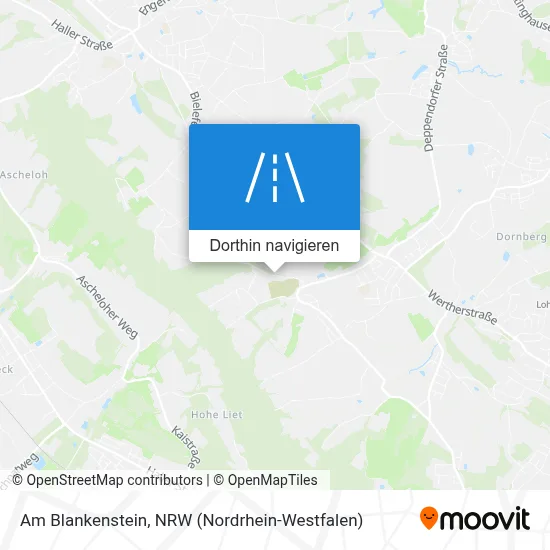 Am Blankenstein Karte