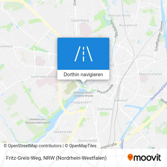 Fritz-Greis-Weg Karte
