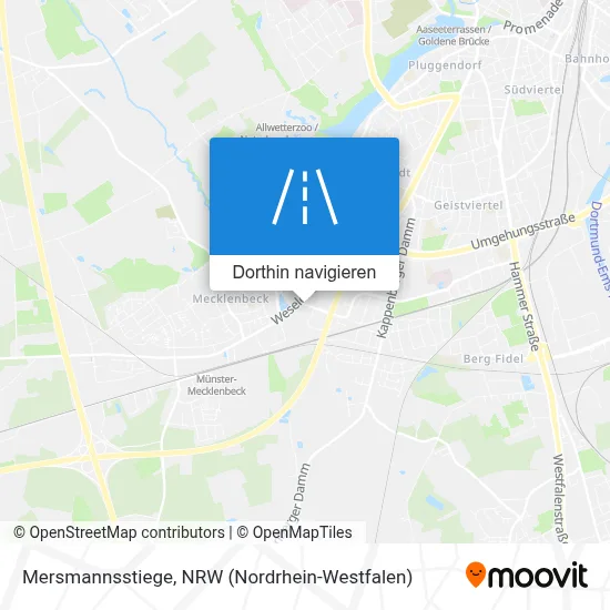 Mersmannsstiege Karte