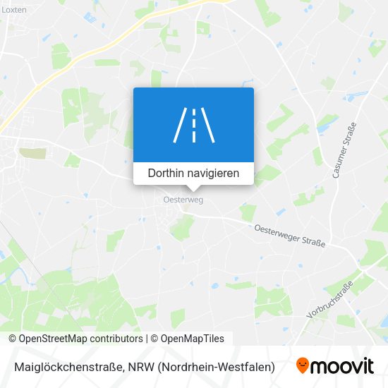 Maiglöckchenstraße Karte