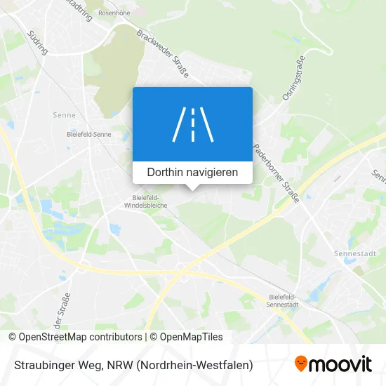 Straubinger Weg Karte