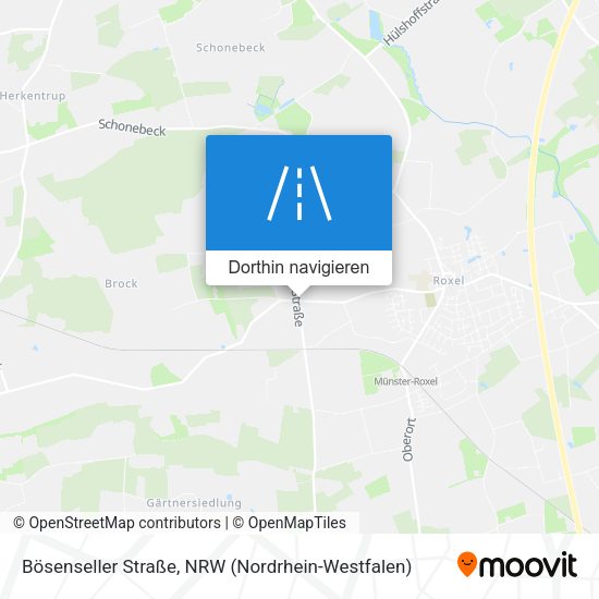 Bösenseller Straße Karte
