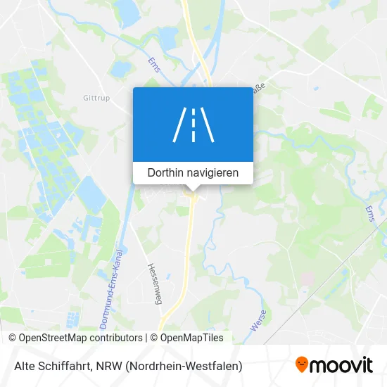 Alte Schiffahrt Karte