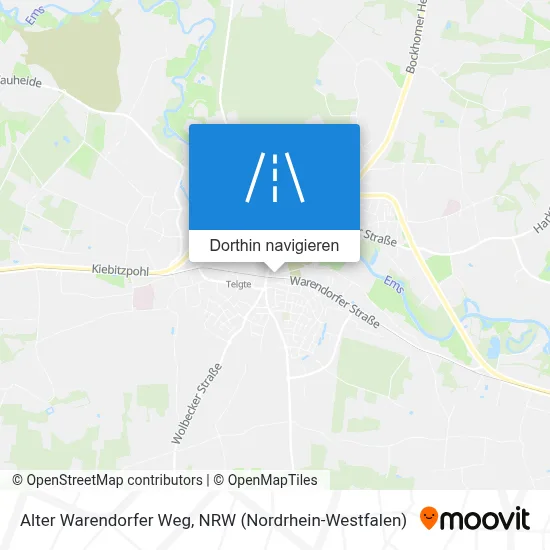 Alter Warendorfer Weg Karte
