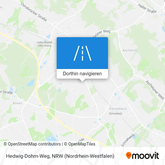 Hedwig-Dohm-Weg Karte