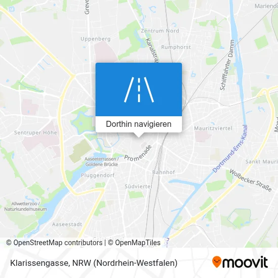 Klarissengasse Karte