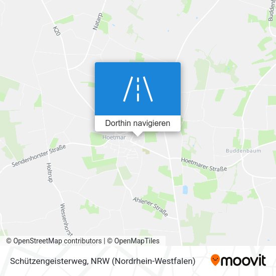 Schützengeisterweg Karte
