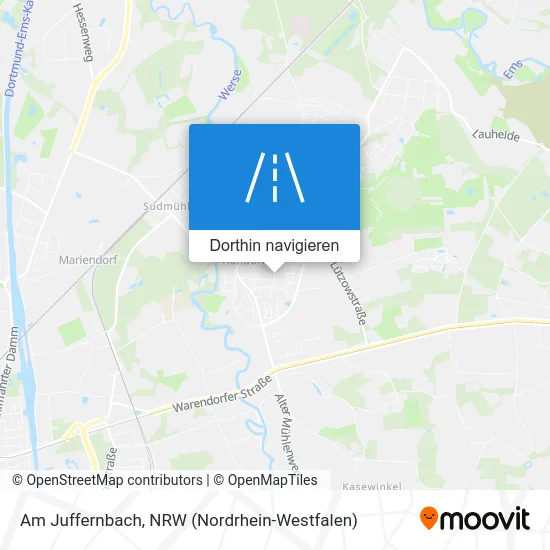 Am Juffernbach Karte