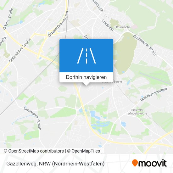 Gazellenweg Karte