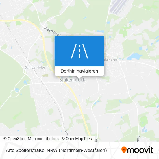 Alte Spellerstraße Karte