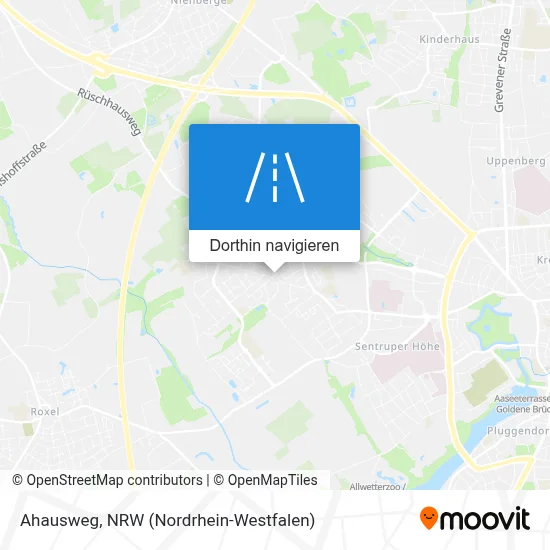 Ahausweg Karte