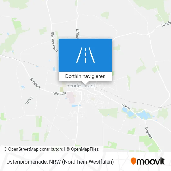 Ostenpromenade Karte