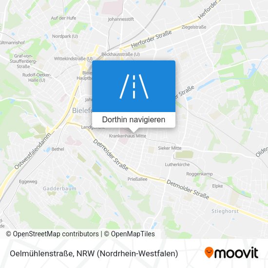 Oelmühlenstraße Karte