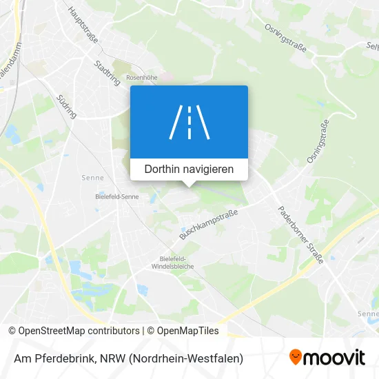 Am Pferdebrink Karte